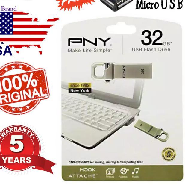 È$ usb flashdisk 2.0 hook 32gb PNY È