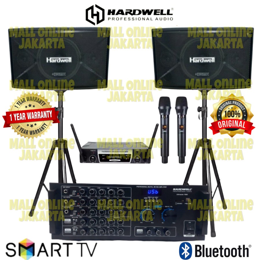 Paket karaoke Hardwell 10 inch Pro 10 ii Bluetooth salon sound system