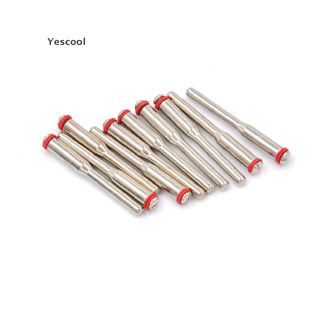 Yescool 10Pcs / Set Klem Konektor Roda Poles 3.175mm Untuk Alat Pertukangan