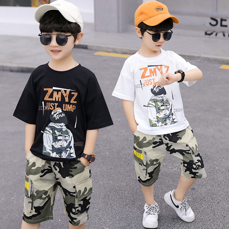 【Happy Baby】DT-15 Setelan Anak Laki Style Santai Dan Elegant