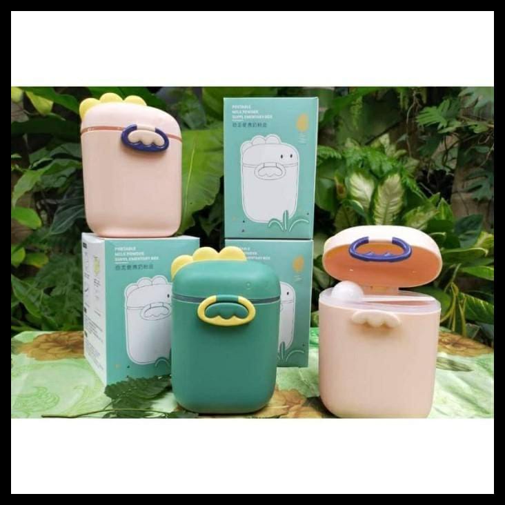 KD1 Tempat Susu Bubuk Bayi Model Dino 800 ml Kwalitas Premium