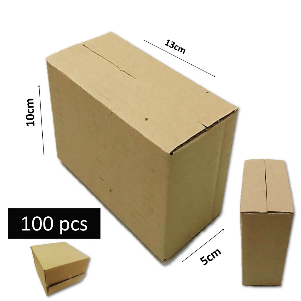 

grosir 100pcs kardus packing box ukuran 13x10x5cm