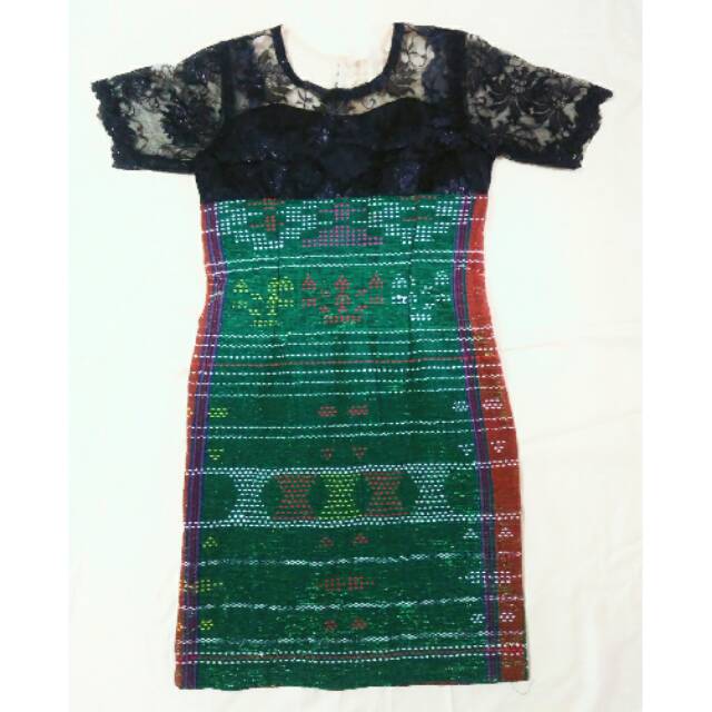 Dress kebaya / dress tradisional / dress unik / 100% ULOS ASLI/ PRELOVED