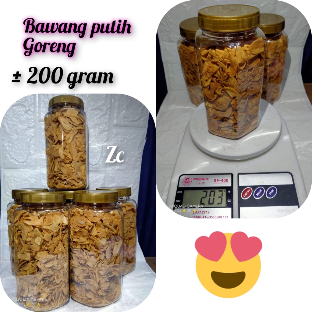 

Bawang putih goreng ± 200gram
