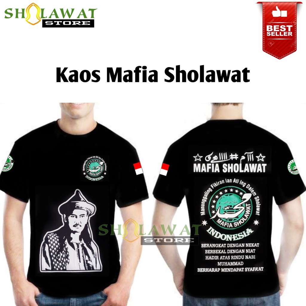 Kaos Mafia Sholawat Mafish Shopee Indonesia