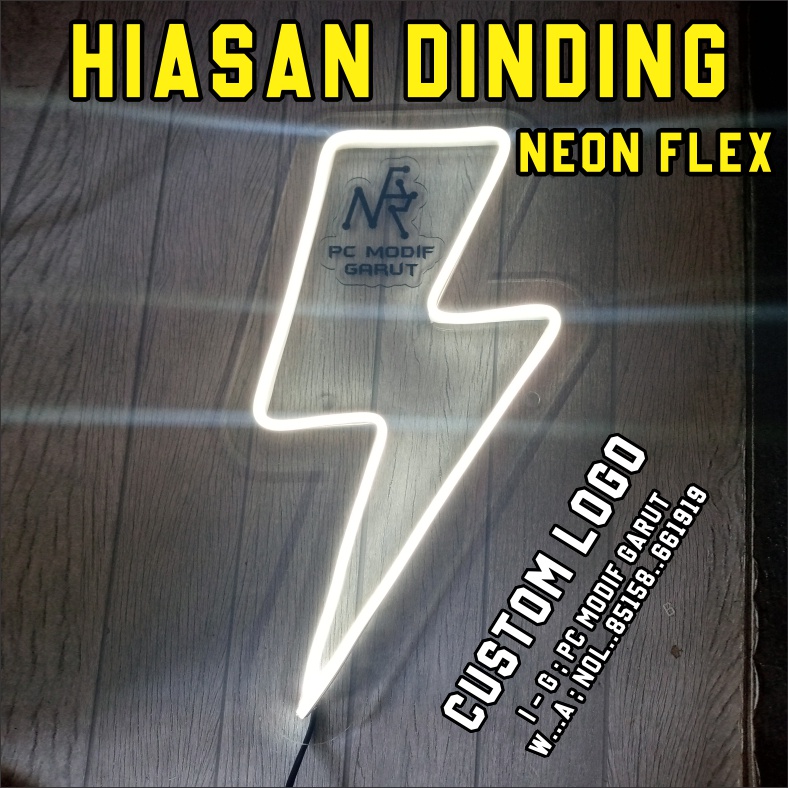 Hiasan Dinding Neon Flex Custom Logo