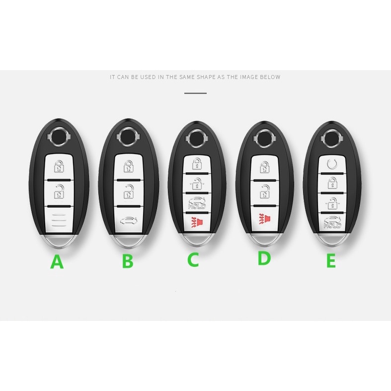 Gantungan Kunci TPU Mobil Holder Shell Untuk Nissan Rogue XTrail T32 T31 Qashqai J11 J10 Tendangan Tiida Murano Juke Versa Infiniti