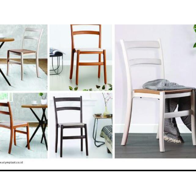 ➴ Kursi makan / kerja / sender plastik OLYMPLAST 608 ✱