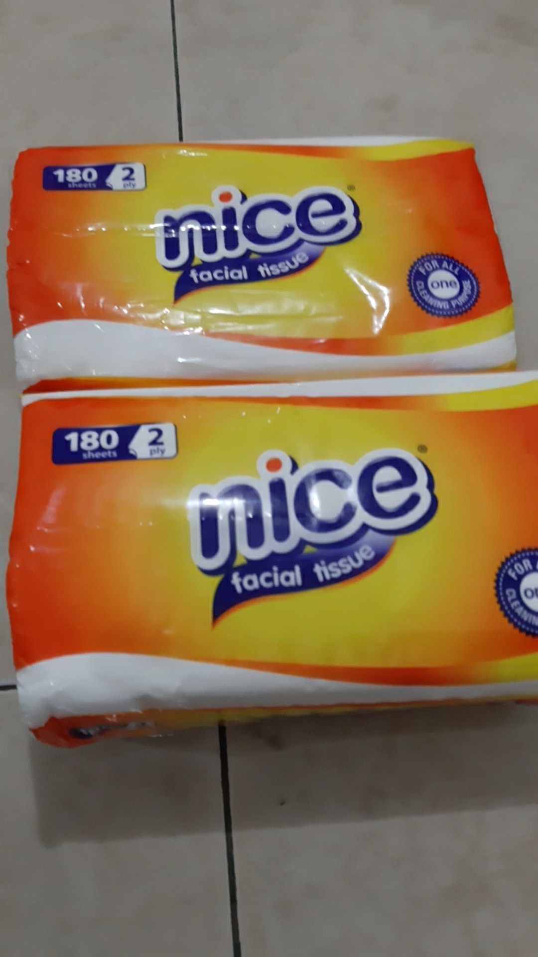 Tisu Tissue Facial Nice 180 Sheets 2ply