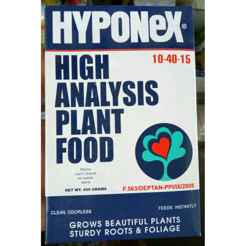 Pupuk Hyponex 10-40-15 Biru 500gr