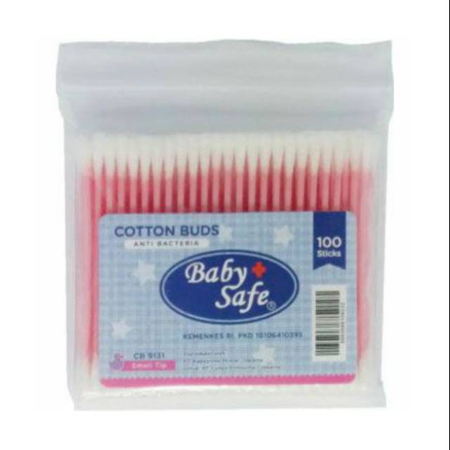BabySafe Cotton Bud Small Tip / CB9131 /Isi 100/korek kuping