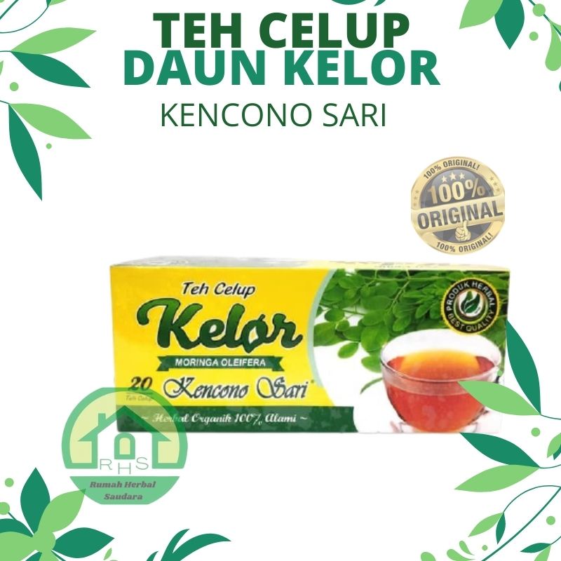 

Teh Celup Daun Kelor Kencono Sari Alami 100 % Herbal asli promo murah