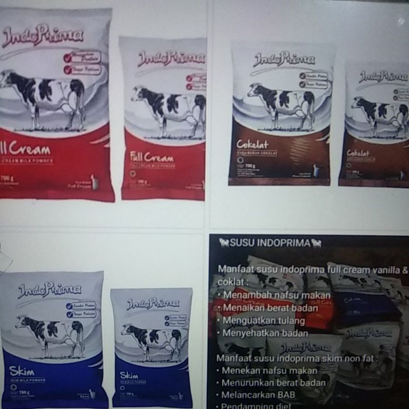 

Susu indoprima Penggemuk & Diet