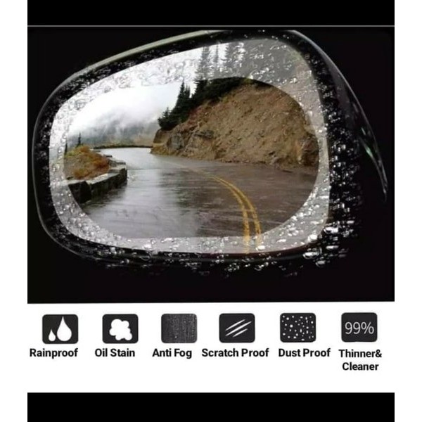 anti fog kaca mobil sticker anti air kaca spion mobil stiker anti air kaca mobil