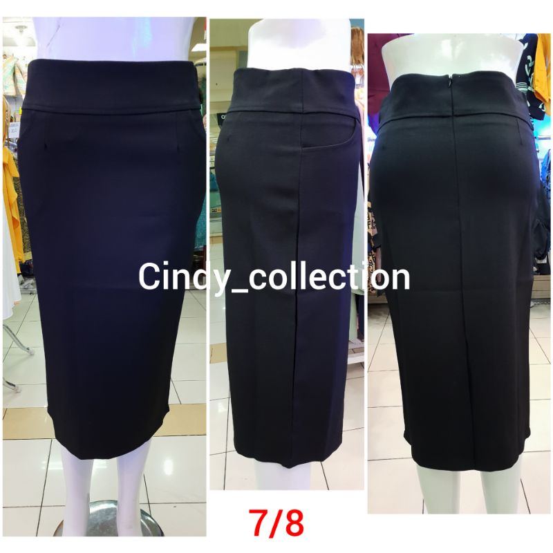 RB Rok Span Kerja Bahan Formal Kantor Rok Span Pendek Rok Span Panjang Rok Span Hitam Rok Formal