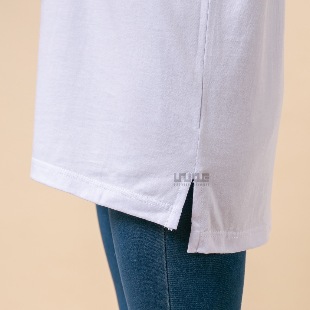 UNIQUE - (Pocket Series) Kaos Oversize Pocket White