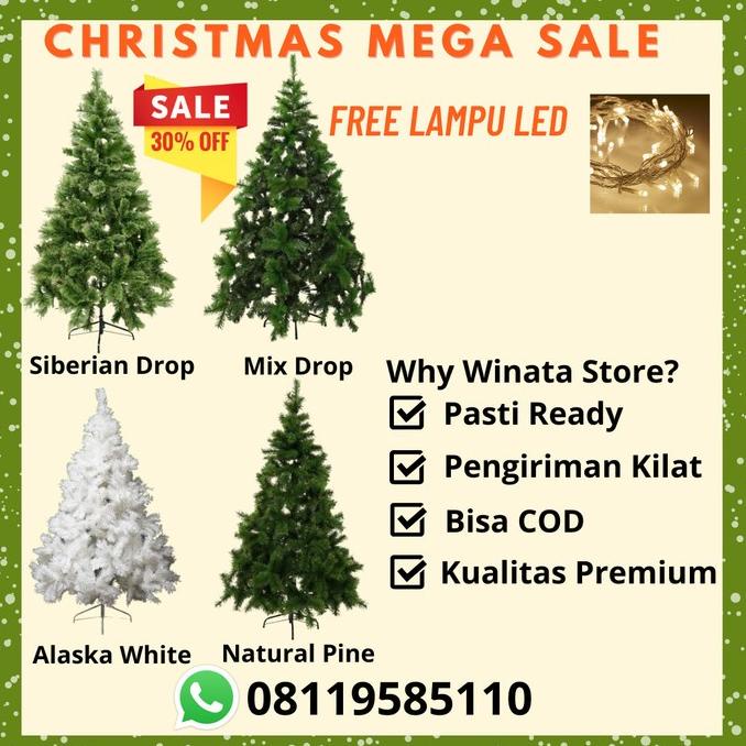 

Pohon Natal Tinggi 2 Meter 2 M 240 Cm 8Ft Feet Jarum Pinus Pn43625