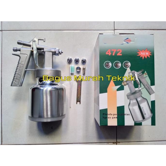 SPRAY GUN 472 TABUNG BAWAH SEMPROTAN CAT BESI AIR GUN MOBIL MOTOR