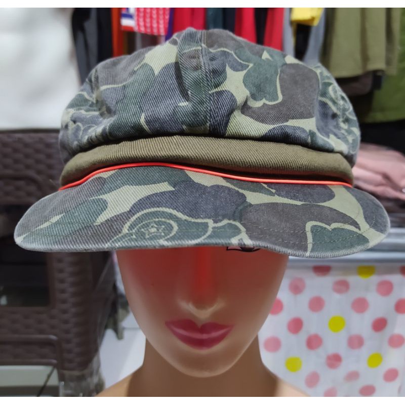 topi belanda unik / lucu / army / angel blue second import/PL