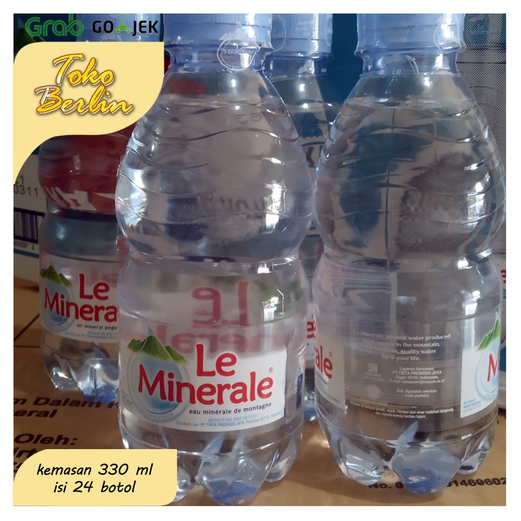 

LE MINERALE 330 ML ISI 24 BOTOL AIR MINUM MINERAL