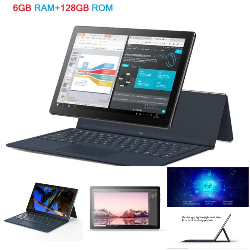 ALLDOCUBE Knote5 Pro 2 in 1 Tablet PC Intel N4000 6GB 128GB 11.6 inch Windows 10 - Black
