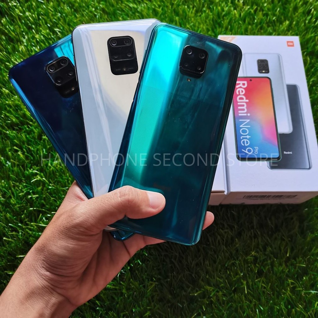 XIAOMI REDMI NOTE 9 PRO SECOND 6/64 &amp; 8/128 GB HP SECOND HANDPHONE SECOND HP SEKEN HP BEKAS HP MURAH