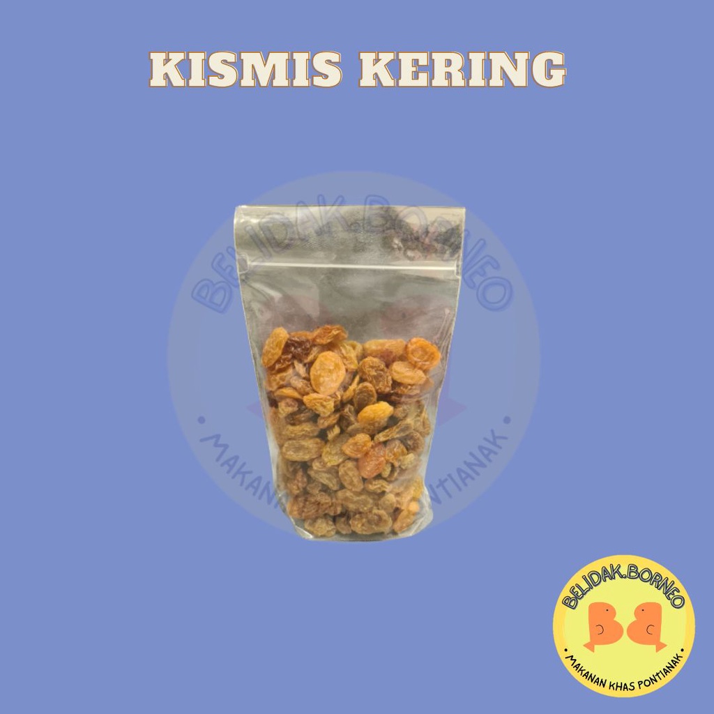 

Kismis Kering Asam Manis 250 gr