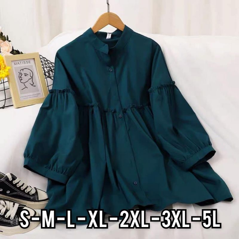 Delova Blouse - Ukuran S M L XL 2XL 3XL 5L || Atasan Wanita Jumbo