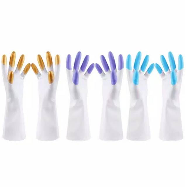 Sarung Tangan Karet Cuci Piring Anti Air Rubber Glove