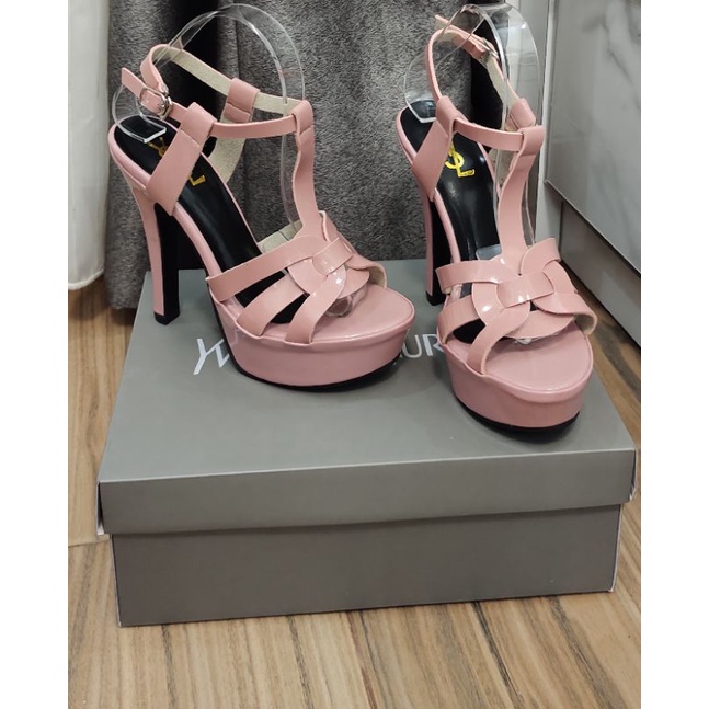 high heels 12 cm glossy tali