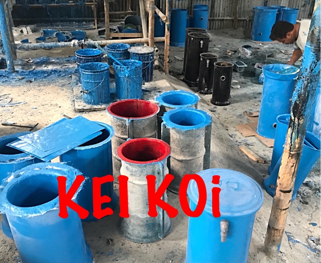 KOLAM / BAK FIBER OVAL P:135 L:80 T:50 kolam fiber ikan