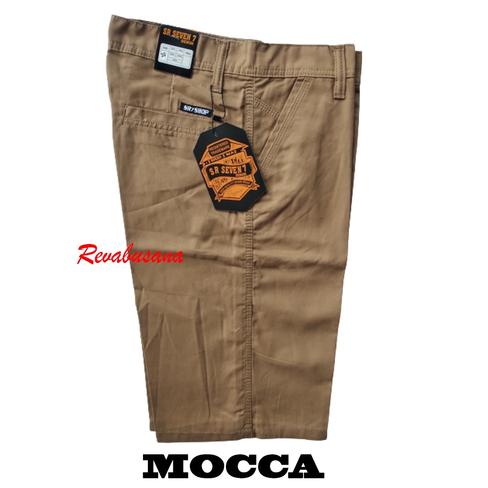 Celana Pendek Pria Jumbo 27-55 Chino Bahan Stretch Melar Elatis Badan Gemuk Super Big Size