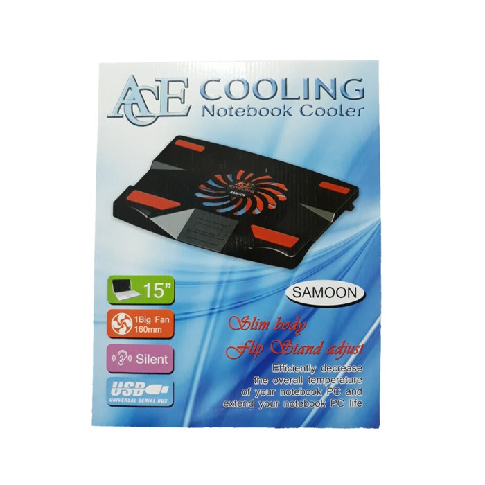 COOLING PAD BIG FAN SPIDER ACE NC32 COOLER LAPTOP NOTEBOOK