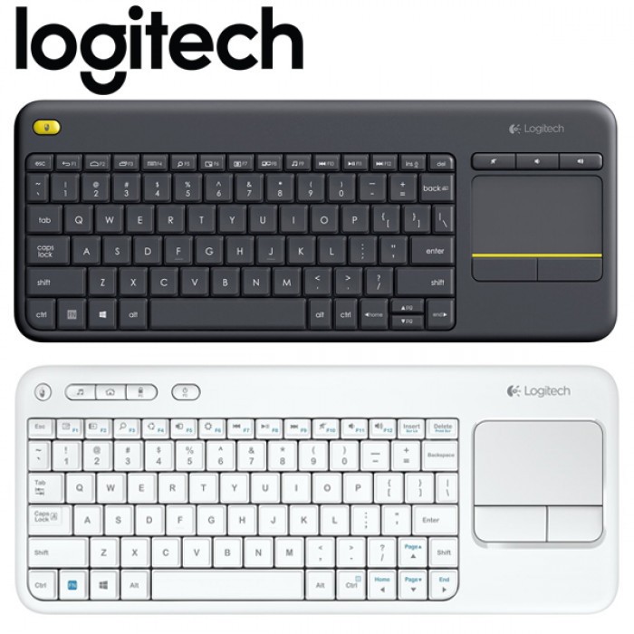 KEYBOARD WIRELESS +TOUCHPAD LOGITECH K-400 (GARANSI RESMI)