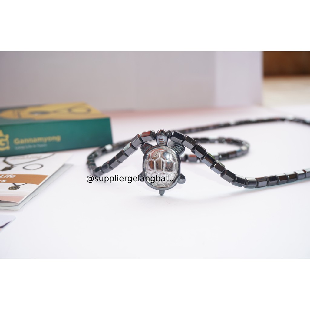 GANNAMYONG PREMIUM KALUNG KESEHATAN KURA SILVER PAKET TERAPI ONLINE bersertifikat dan brosur sehat