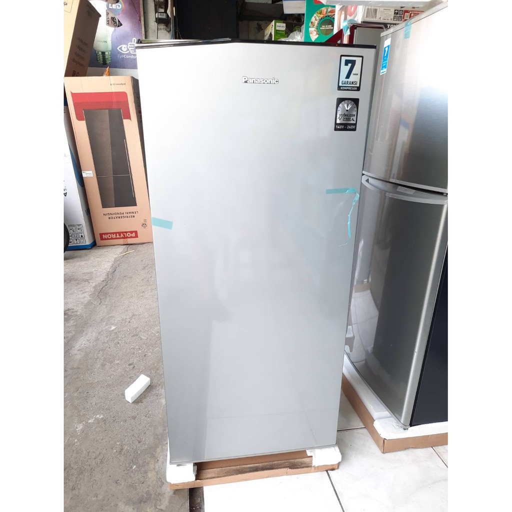 Panasonic Kulkas 1 Pintu 164 liter NR-AF191S Tempered Glass GARANSI