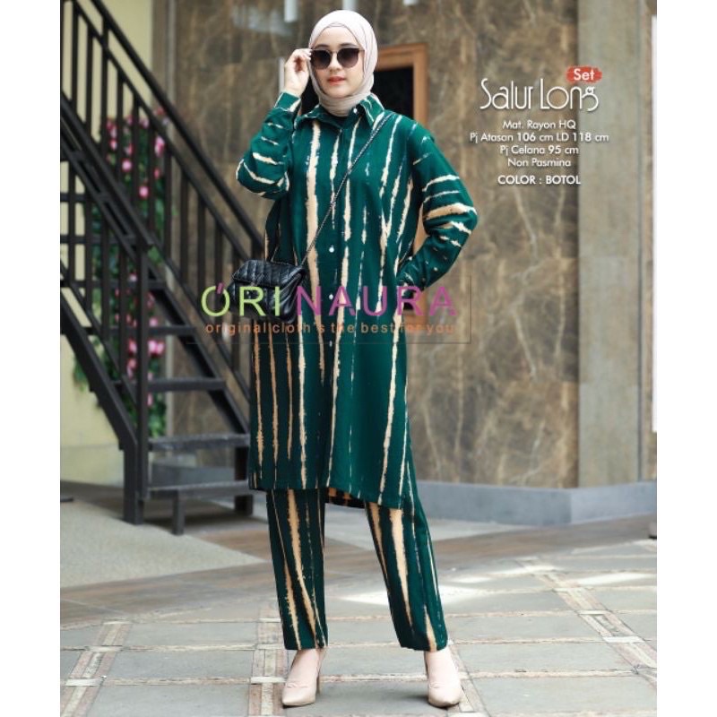 NAGITA ONE SET TUNIK RAYON JUMBO MOTIF TYEDIE
