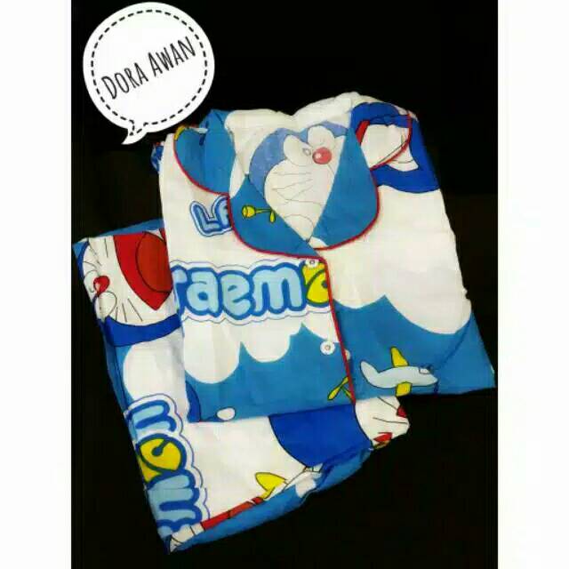 PAJAMAS CP DORAEMON AWAN