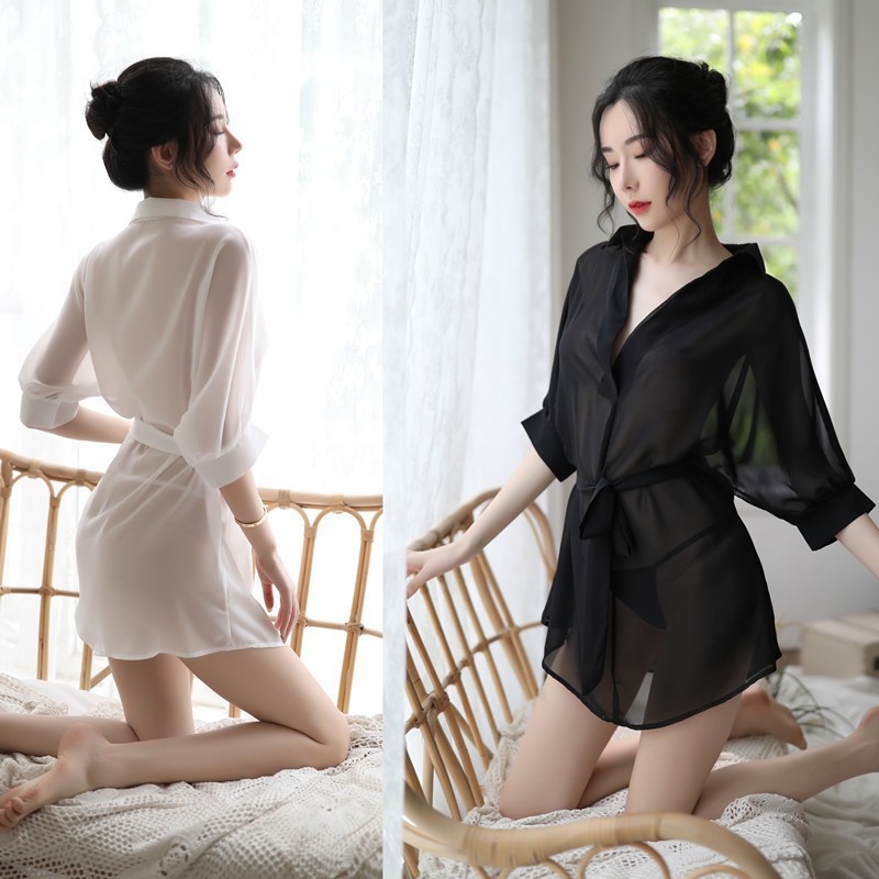 GO ! BT416 BAJU TIDUR SATIN DEWASA SEXY LINGERIE LINGERI BIGSIZE KEMEJA WANITA SEXY COD