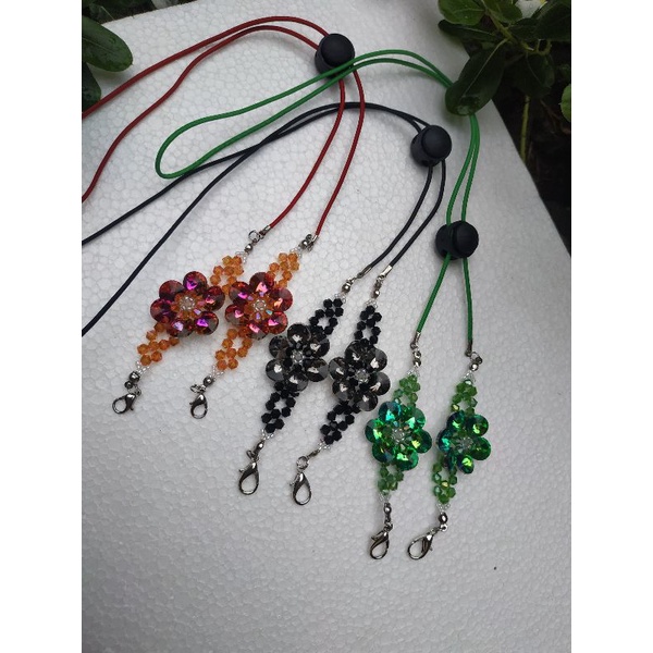 Konektor Masker Kristal Copy Swarovski/ Strap Masker Kristal / Konektor Kristal