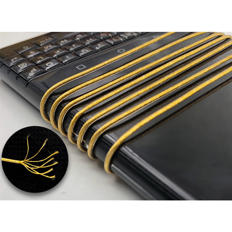 Litz Kabel Headphone Od 1.2mm Single Strand 63 Core 7n Bahan Tembaga Lapis Emas