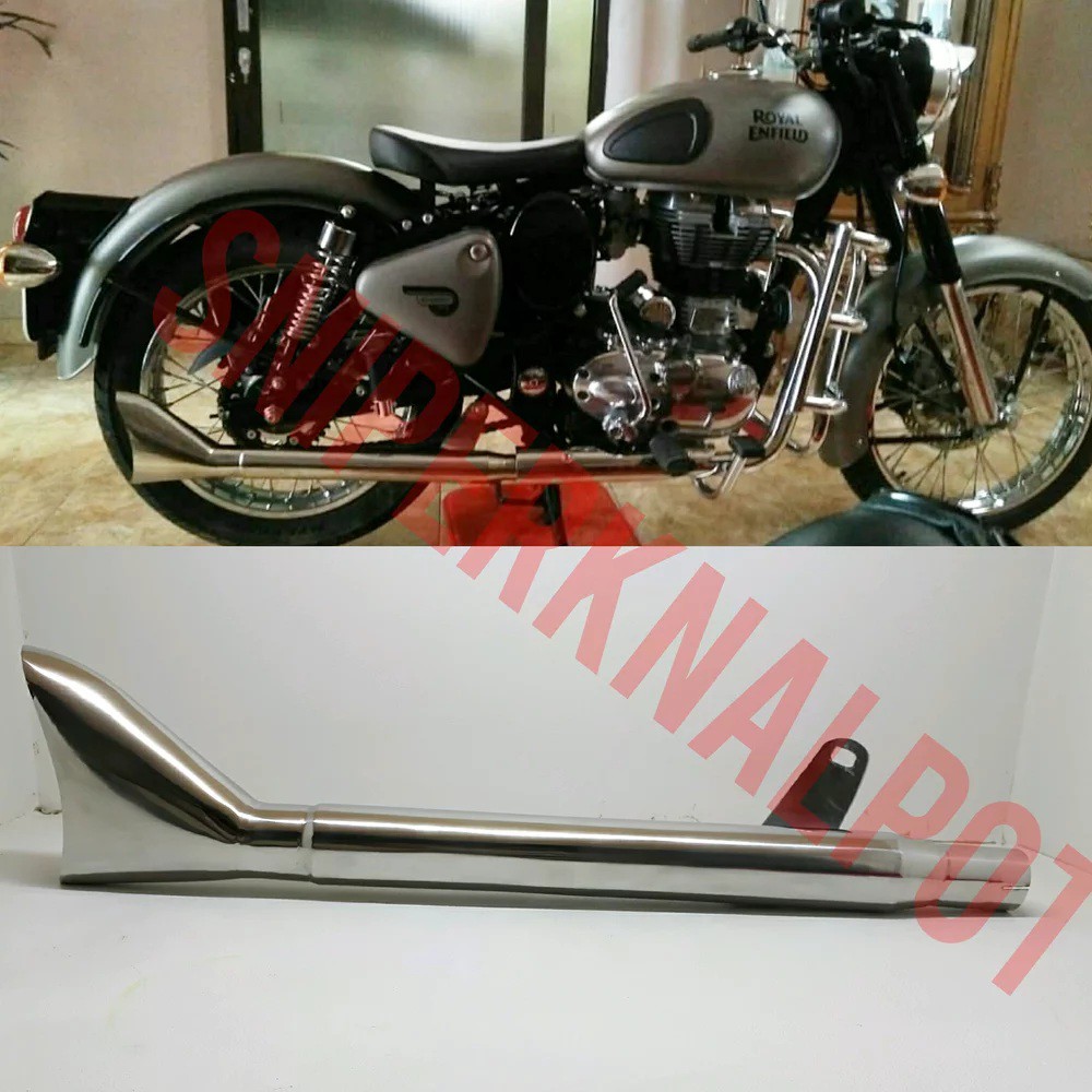 Knalpot Royal Enfield Fishtaill