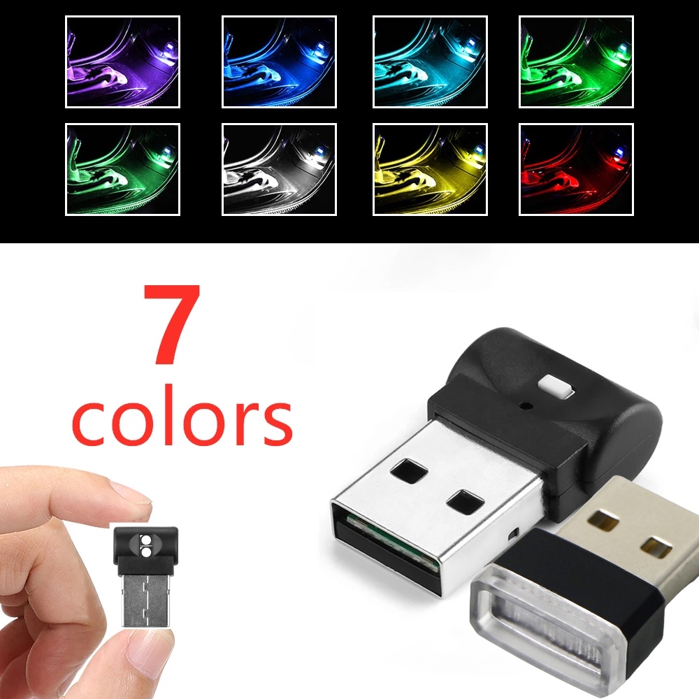 Mini USB Light LED Car Ambient Light Modeling Automotive Interior Lamp Auto Interior Decoration