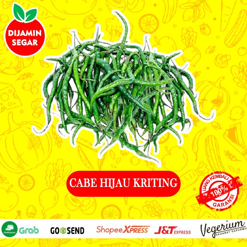 

Cabe Hijau Keriting Sayur Sayuran Segar Bumbu Dapur Masakan Fresh Kualitas Premium