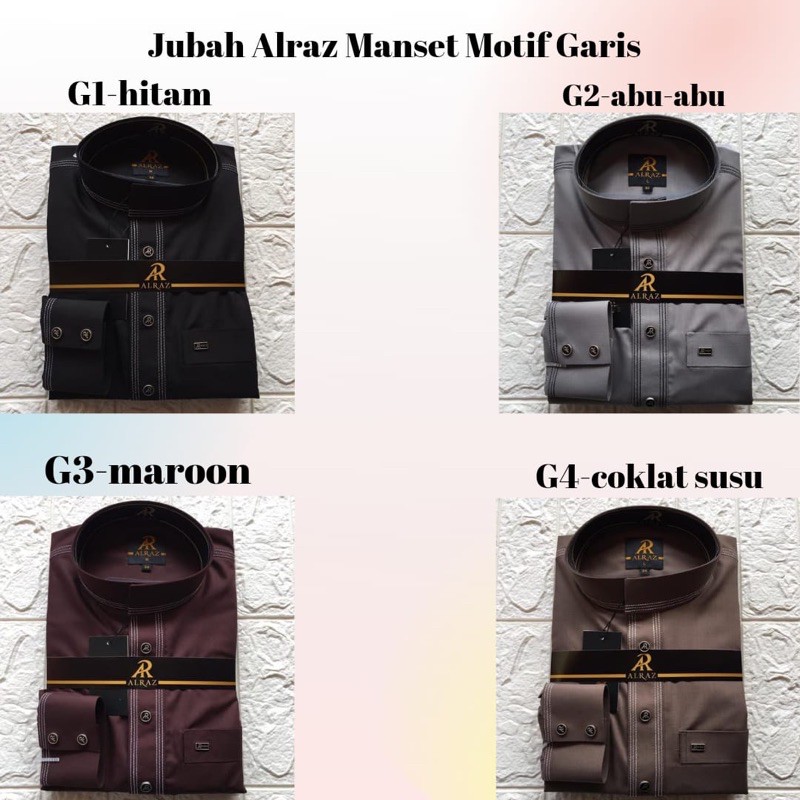 Jubah Al Raz Katun Manset