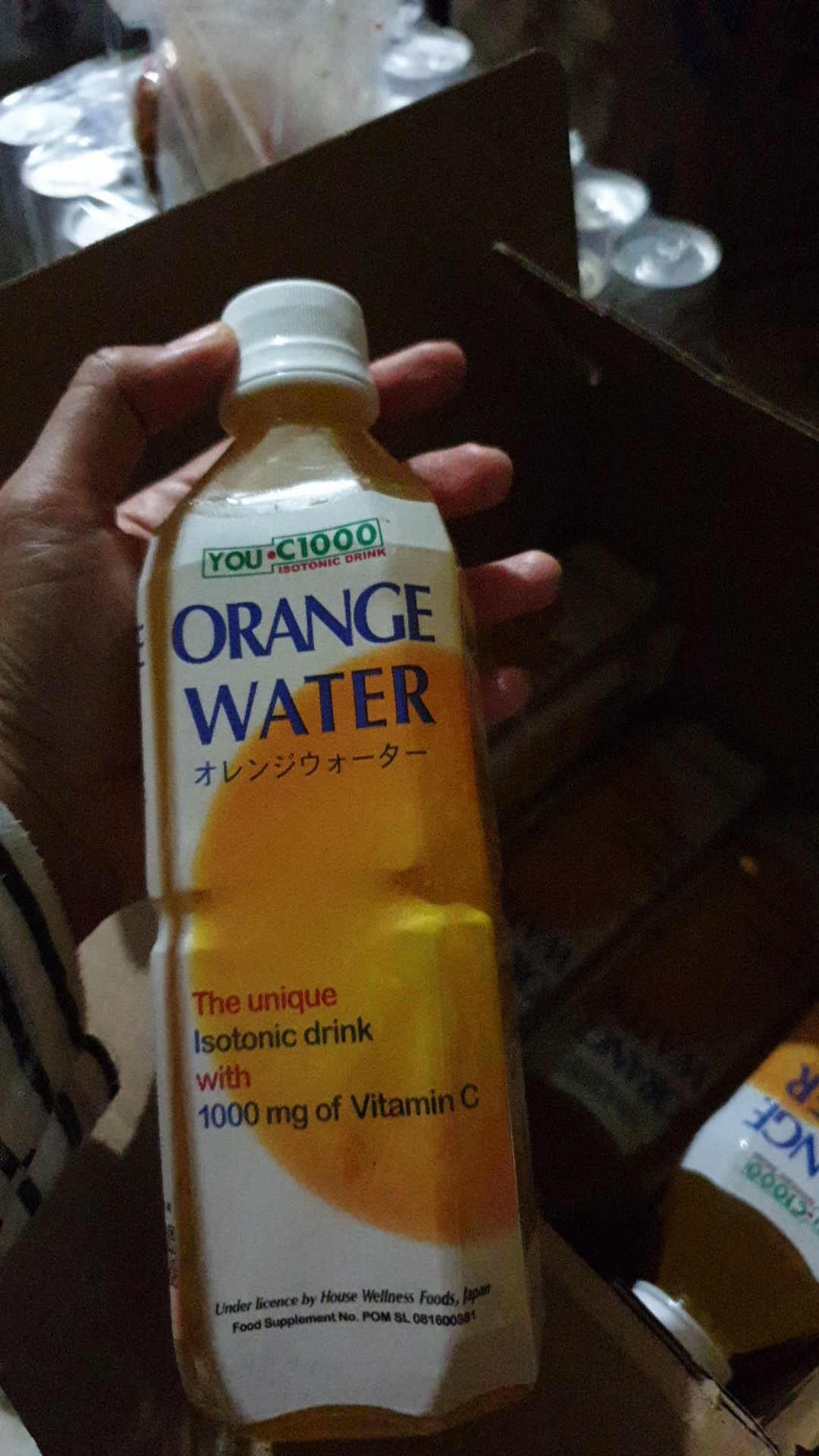 You C1000 Water Orange 1 Dus Botol Plastik Shopee Indonesia