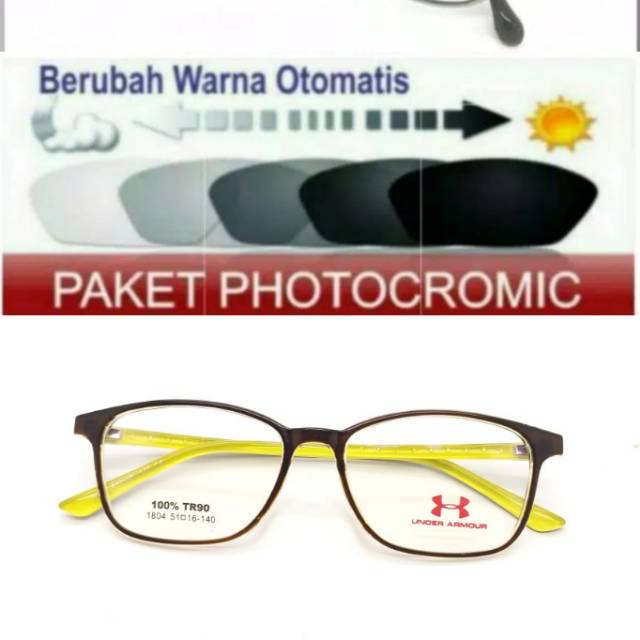 Frame Kacamata Anti Radiasi PHOTOCROMIC, Kaca mata Wanita, Kacamata Minus, Kaca mata Plus Terbaru