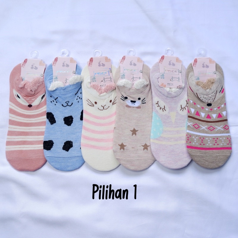 KAOS KAKI FLAT IMPORT MOTIF