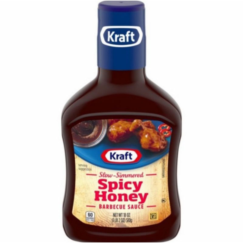 

kraft bbq sauce spicy honey 510gr