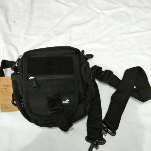 esp tas slempang+tas pinggang pinggang, black import